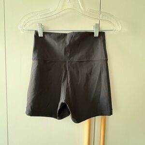 Black Women's High-Waisted Shorts
